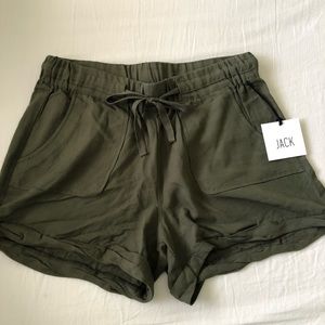 Jack Boutique Army Green Loose Fit Shorts